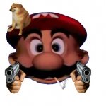 i dare you to touch cheems | image tagged in mario head | made w/ Imgflip meme maker