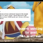 It's pain | New users wanting to post in a stream | image tagged in gifs,nintendo,kirby,posting | made w/ Imgflip video-to-gif maker