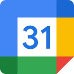 Google Calendar App Icon (2020-present) template