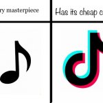 Every masterpiece has its cheap copy | image tagged in every masterpiece has its cheap copy,memes | made w/ Imgflip meme maker