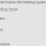 Official Bubble City Building Application