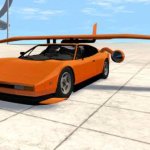 Flying bolide from BeamNG (not hyper bolides)