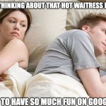 Guy Thinking In Bed | I BET HE'S THINKING ABOUT THAT HOT WAITRESS FROM EARLIER; I USED TO HAVE SO MUCH FUN ON GOOGLE READER | image tagged in guy thinking in bed | made w/ Imgflip meme maker