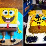 sponge bob cake fail