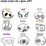 What color do i give off? (Air Edition)