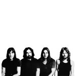 Pink Floyd integrantes del grupo blanco y negro