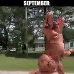 this is my early halloween meme lol | ICEU RUSHING TO PUBLISH A
HALLOWEEN MEME ON THE 1ST OF
SEPTEMBER: | image tagged in gifs,funny,halloween | made w/ Imgflip video-to-gif maker
