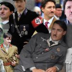 Justin Trudeau Nazi template