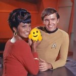 UHURA & CHEKOV FUCK YOU FLIP THE BIRD