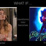 What if Alexis Rose transforms into Queen Nerissa? | image tagged in what if character transforms into become hmm,rubygillmanteenagekraken | made w/ Imgflip meme maker