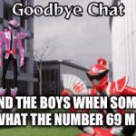 Did you say 69? NOT TODAY SATAN! | ME AND THE BOYS WHEN SOMEONE ASK WHAT THE NUMBER 69 MEANS: | image tagged in gifs,donbrothers | made w/ Imgflip video-to-gif maker