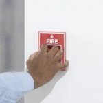 Black Man Fire Alarm