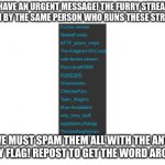 anti furry message