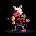 Mangle paddle ball fnaf world meme