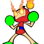 Classic Red Bomber in Super Bomberman R Style 4 (SBR)