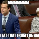 Omar's lickin' lips