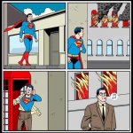 Superman Walks By