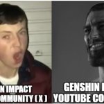 Genshin Impact Youtube vs Genshin Impact Twitter
