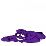 Vincent from FNAF laying down