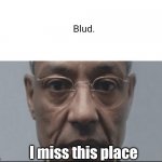 I wish I was allowed on | I miss this place | image tagged in blud | made w/ Imgflip meme maker