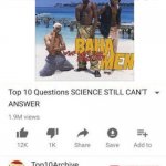 Who did let the dogs out? | WHO LET THE DOGS OUT | image tagged in top ten questions science cant answer | made w/ Imgflip meme maker