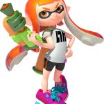 splatoon inkling girl orange