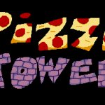 pizza tower logo template