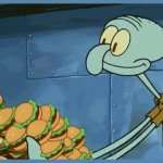 Eat Like Squidward Challenge