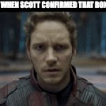 This Will Take Some Getting Used to | FNAF FANS WHEN SCOTT CONFIRMED THAT BONNIE IS BLUE: | image tagged in gifs,marvel,fnaf,starlord,shooting,scott cawthon | made w/ Imgflip video-to-gif maker