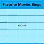 favorite movies bingo meme