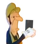 SMBSS Waluigi looking at phone meme