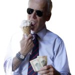 Joe Biden eating Ice Cream template