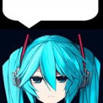 Angry miku of death template