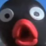 Pingu’s dad Pog face template