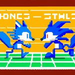 Sonic VS Tails template