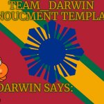 Team_Darwin announcement Template template