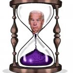 like sand in an hourglass, biden's time is running out
