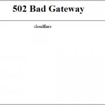 502 bad gateway template