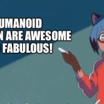 Michiru loves Humanoid Digimon | HUMANOID DIGIMON ARE AWESOME AND FABULOUS! | image tagged in michiru chalkboard | made w/ Imgflip meme maker