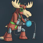 moose with a blaster