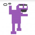 scared purple guy