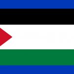 Natib Qadish (Semitic Pagan) Israel-Palestine Union flag