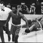 Ali on the canvas
