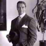 arnold schwarzenegger black and white photo suit