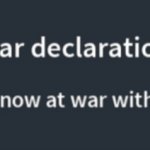 War Declaration meme