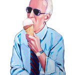 joe biden eating ice cream
