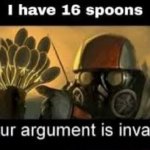 i have 16 spoons