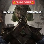 Argonian trade offer