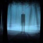 Slender Man in Forest template