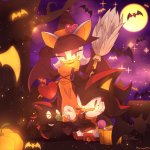 rouge and shadow and chao...but spooky